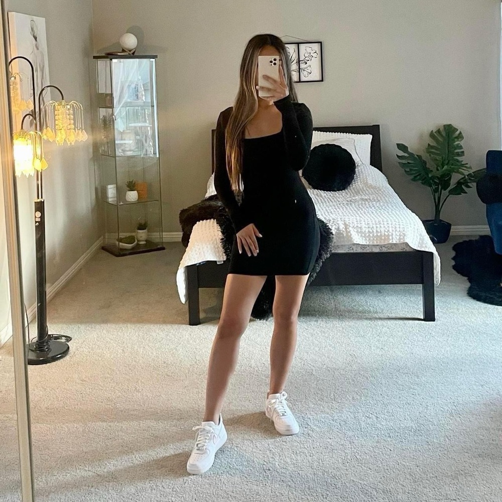 Princess Polly Denielle Long Sleeve Dress - Black